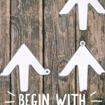 Begin with the end in mind quote. Arrows on wood