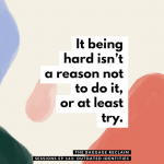It being hard isn't a reason not to do it, or at least try. The Baggage Reclaim Sessions on outdated versions of ourselves. Outdated identities.