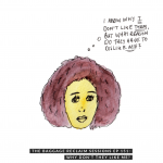 Why don't they like me? Woman thinking 'I know why I don't like them, but why do they dislike me?